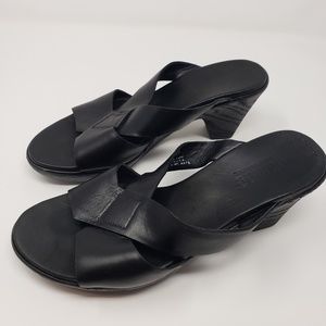 Munro block heel shoes, size 7W